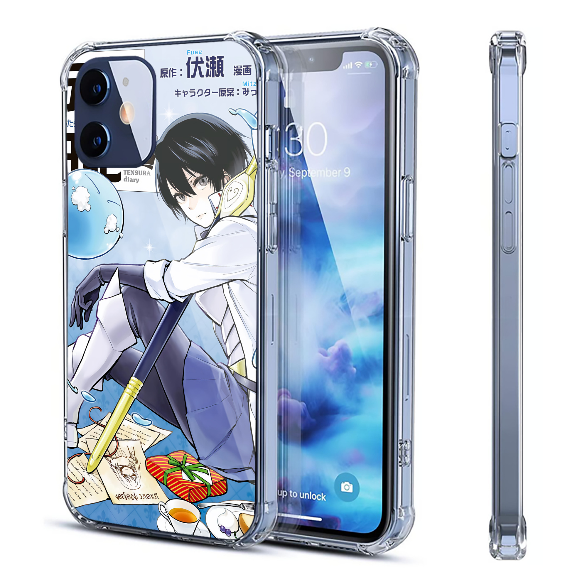 （画像用） 転スラ Regarding Reincarnated to Slime 【iPhone 12シリーズ対応】透明スマホケース（クリアソフトケース）